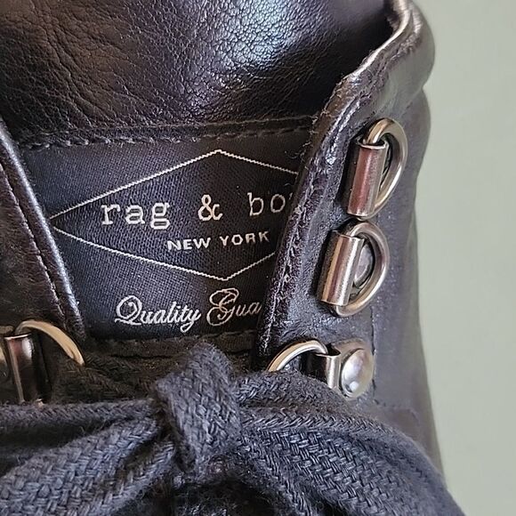 Rag & Bone Kent High Top Leather Sneakers - Picture 5 of 11